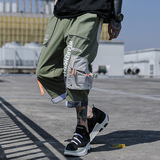 夏季2025新款潮牌工装七分裤男宽松休闲裤A438-C3007-P4579，男装牛仔裤，电商A438