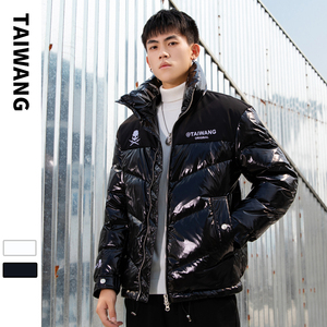2020冬季新款80%白鸭绒潮牌亮色羽绒服男插色外套 A438-853-P170图片