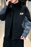 A438-2166-P155秋冬新款现货宽松上衣连帽外套白鸭绒休闲羽绒服，男装羽绒服，电商A438