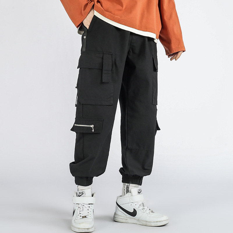 A438-6116-P65控882025秋季新款工装机能宽松九分裤休闲运动长裤,男装工装外套,电商A438