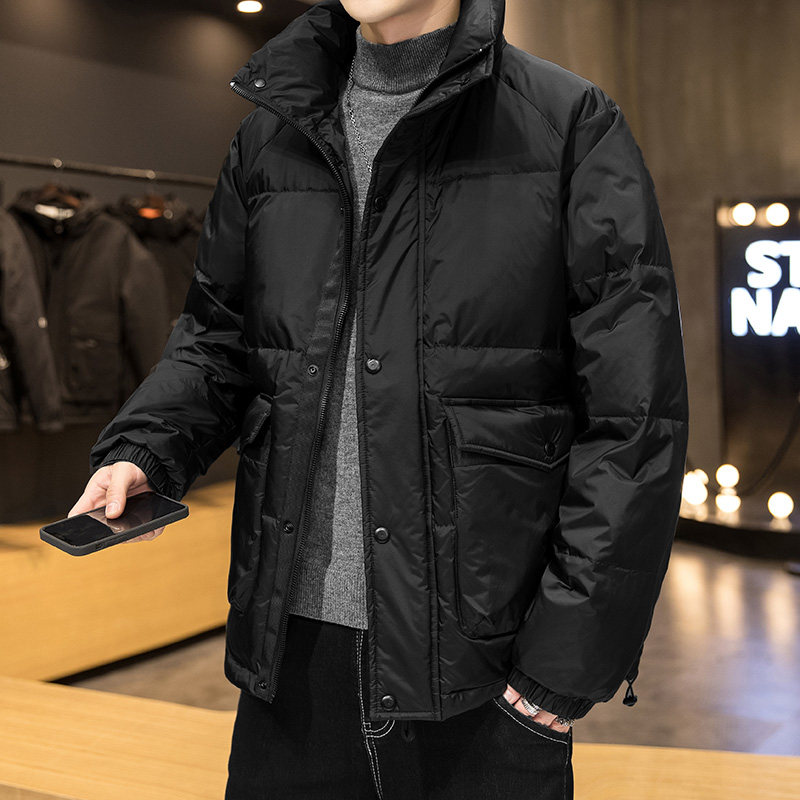 冬装新款潮牌90%白鸭绒羽绒服男士潮流大码外套A438-2719,男装羽绒服,电商A438