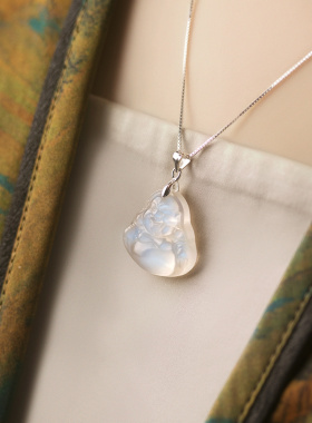 佛公女天然月光石气质闺蜜礼物