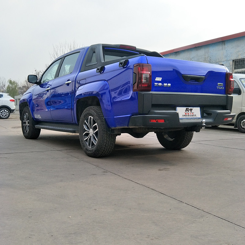 适用于江铃域虎7皮卡拖车方口杠防撞改装后露营拖挂牵引杆救援钩