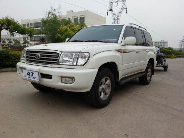 适用于丰田lc100改装专用拖车杠美式方口拖车钩越野拖挂防撞杠件