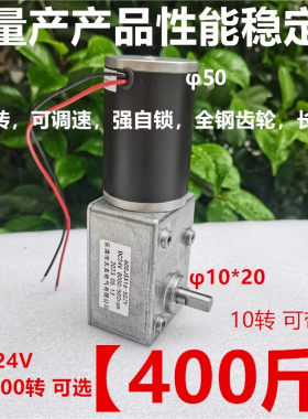 蜗轮蜗杆直流齿轮减速电机