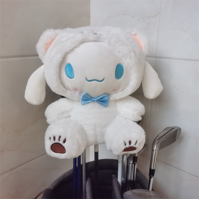 三丽鸥高尔夫球杆套一号木帽套毛绒球道木杆头保护套高尔夫配件