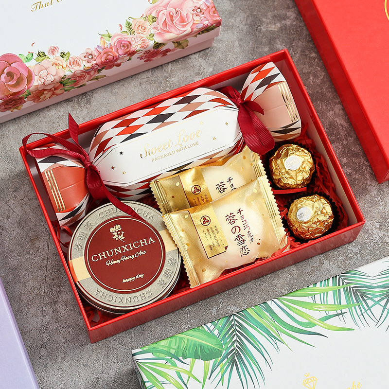 西式婚礼喜糖礼盒成品含糖伴手礼套装订结婚专用高档定制满月回礼