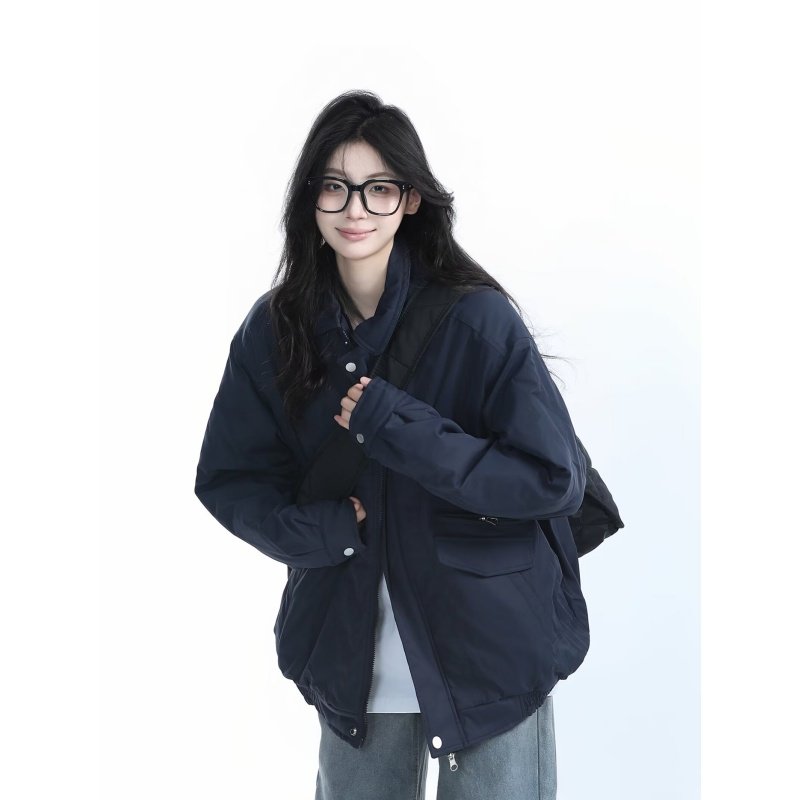 美式复古飞行员工装棉服外套男女冬季加厚防风宽松通勤休闲棉衣潮,户外/登山/野营/旅行用品,保暖棉衣,淘宝优惠券,粉丝福利购,淘宝优惠卷