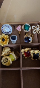 【孤品清仓特价】中古风戒指开口戒指动物戒指猫眼戒指天然石戒指