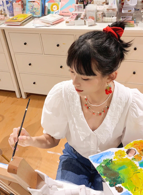 lucky夏日小可爱水果红色项链