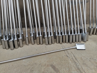 304不锈钢扁口取样勺 鸭嘴巴采样勺1-3米 长柄矿浆取样勺可定做