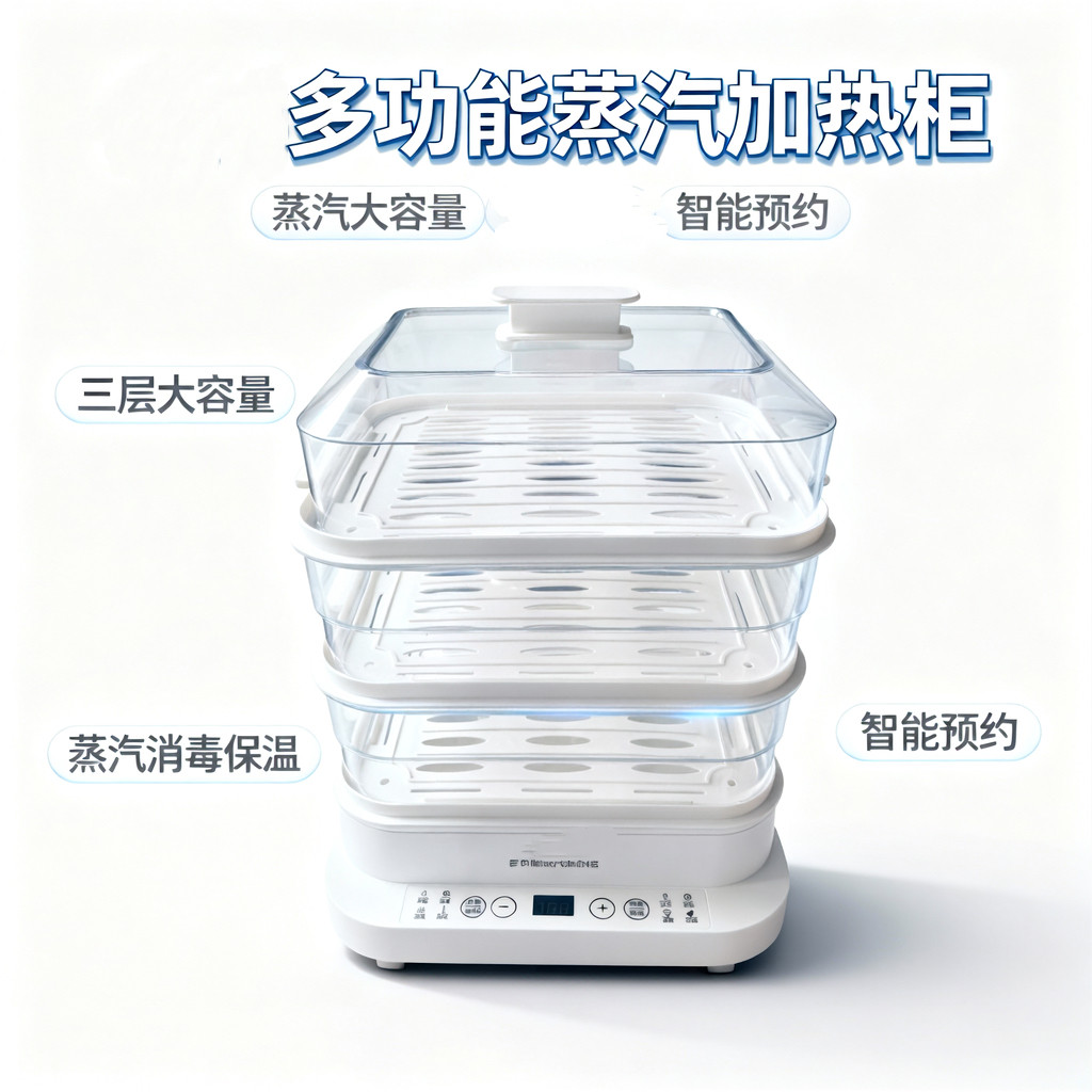 蒸汽石头奶瓶加热保温消毒柜小型美容院蒸毛巾机热毛巾修面馆热敷