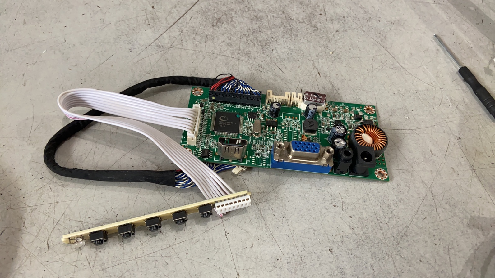 原装JRY-L58CDT9-GV2驱动板显示器主板 23.6寸