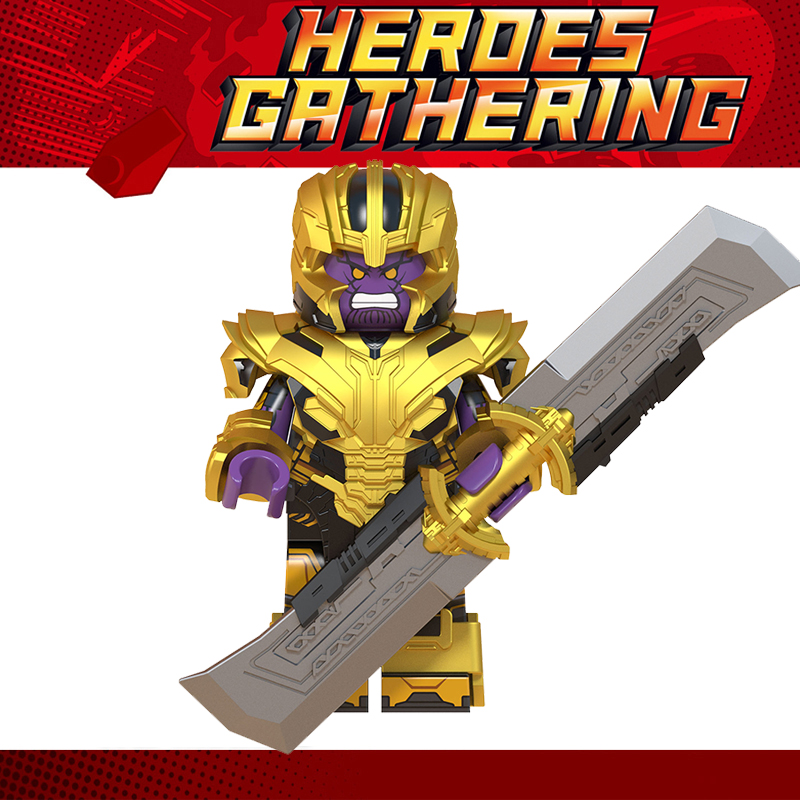 灭霸双刃战刀益智人仔