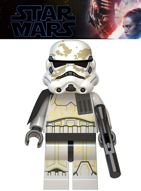 星球大战人仔积木 sw992 沙漠兵暴风兵队长白兵 75228拼装玩具