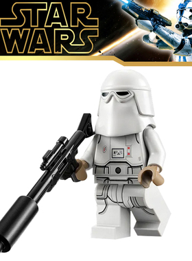 星球大战人仔KM66038雪地兵75320侦察兵SW1178儿童积木拼装玩具