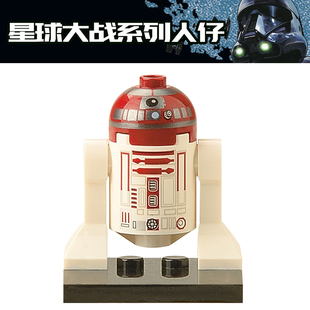 星球大战人仔积木玩具 sw706 331R系列机器人 R4-P17 75191玩具