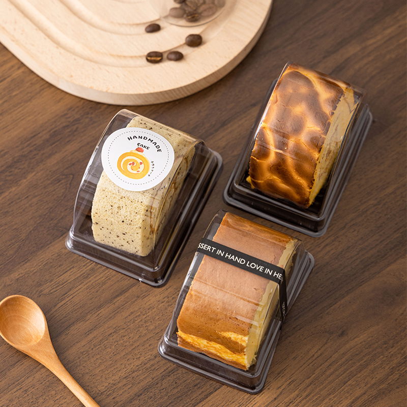 包装盒蛋糕虎皮卷半圆班戟西点