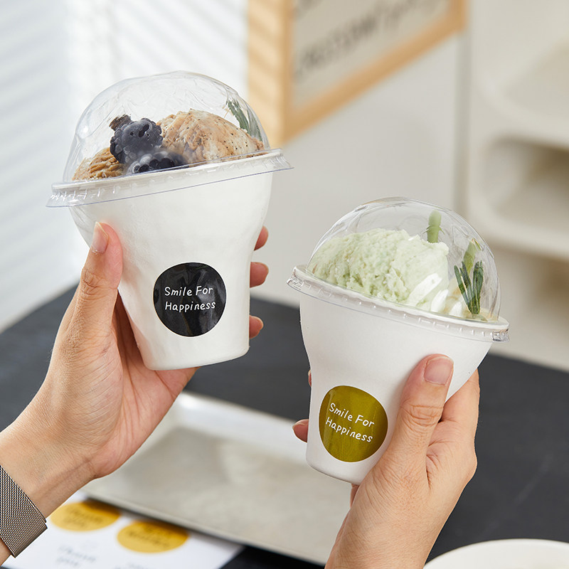 网红一次性手握可颂冰淇淋小栗子杯冰激凌雪糕雪球沙冰烘焙蛋糕碗,餐饮具,一次性餐盒,淘宝优惠券,粉丝福利购,淘宝优惠卷