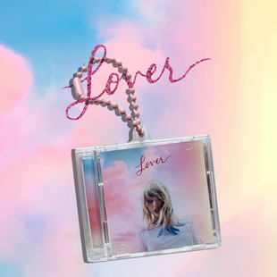 泰勒LOVER迷你CD盒高颜值挂件霉霉背包饰品礼物互送nfc感应播放