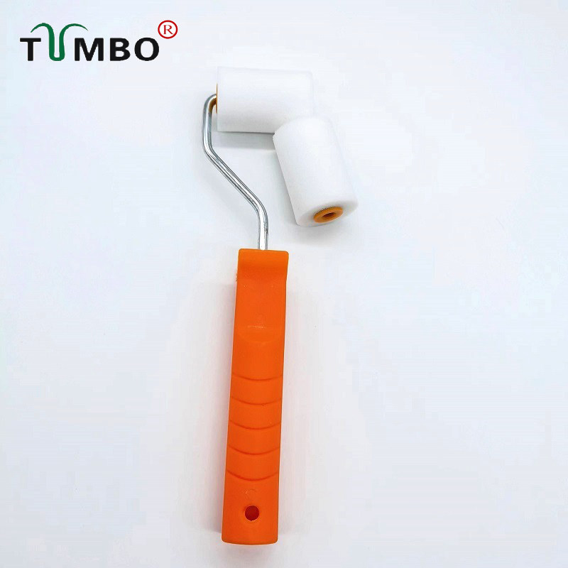 工厂直销2寸水性海绵滚筒刷乳胶漆水性漆涂装工具改色补漆无痕刷