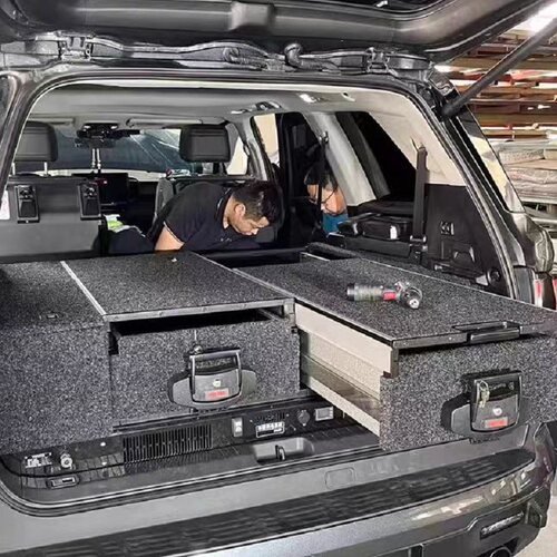 工厂直销无底地垫收纳箱汽车魔盒后备箱改装盖毯加厚耐磨防水铺垫