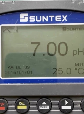 工业拆机PH计台湾suntexPC-3110水质测试仪表检测仪工业在线PH计