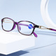 新款 舒适优雅超轻老花眼镜 防蓝光抗疲劳高清树脂黑色老花镜女时尚