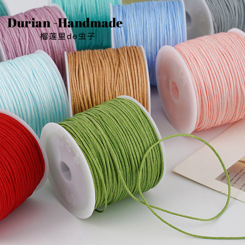 1mm粗中国结红色A号玉线