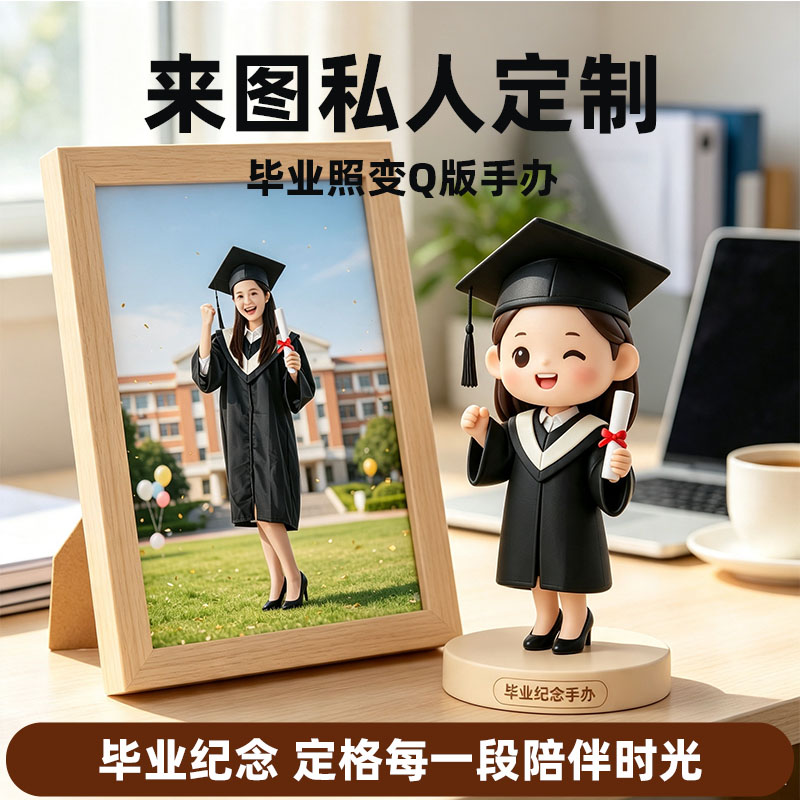 AI照片定制3D打印盲盒手办图片