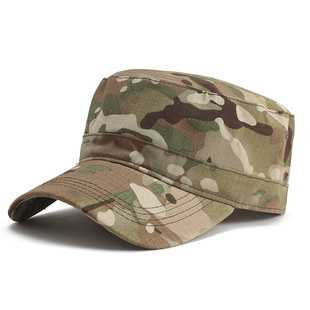 帽子男秋冬鸭舌帽休闲平顶帽潮遮阳帽男士 百搭春秋户外防晒帽 时尚