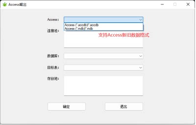 Access mdb accdb 数据导出 引出 输出 定制