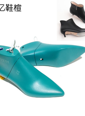 女款圆头时装靴楦头跟高3.5厘米内销大货楦，修鞋改鞋楦专属W727H