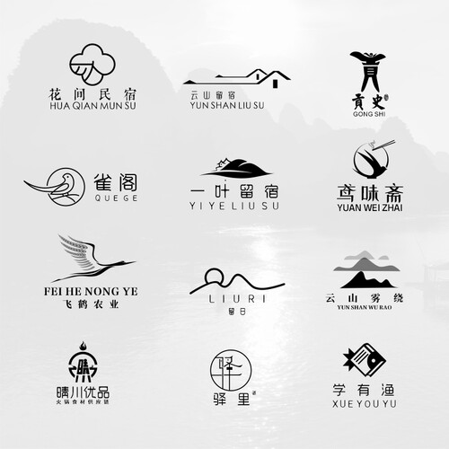 原创简约logo字体字母设计婚礼水印定制英文品牌商标志店铺头像