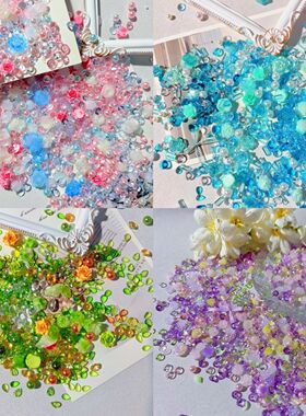 新款仙气高品碎石珍珠花饰品配件