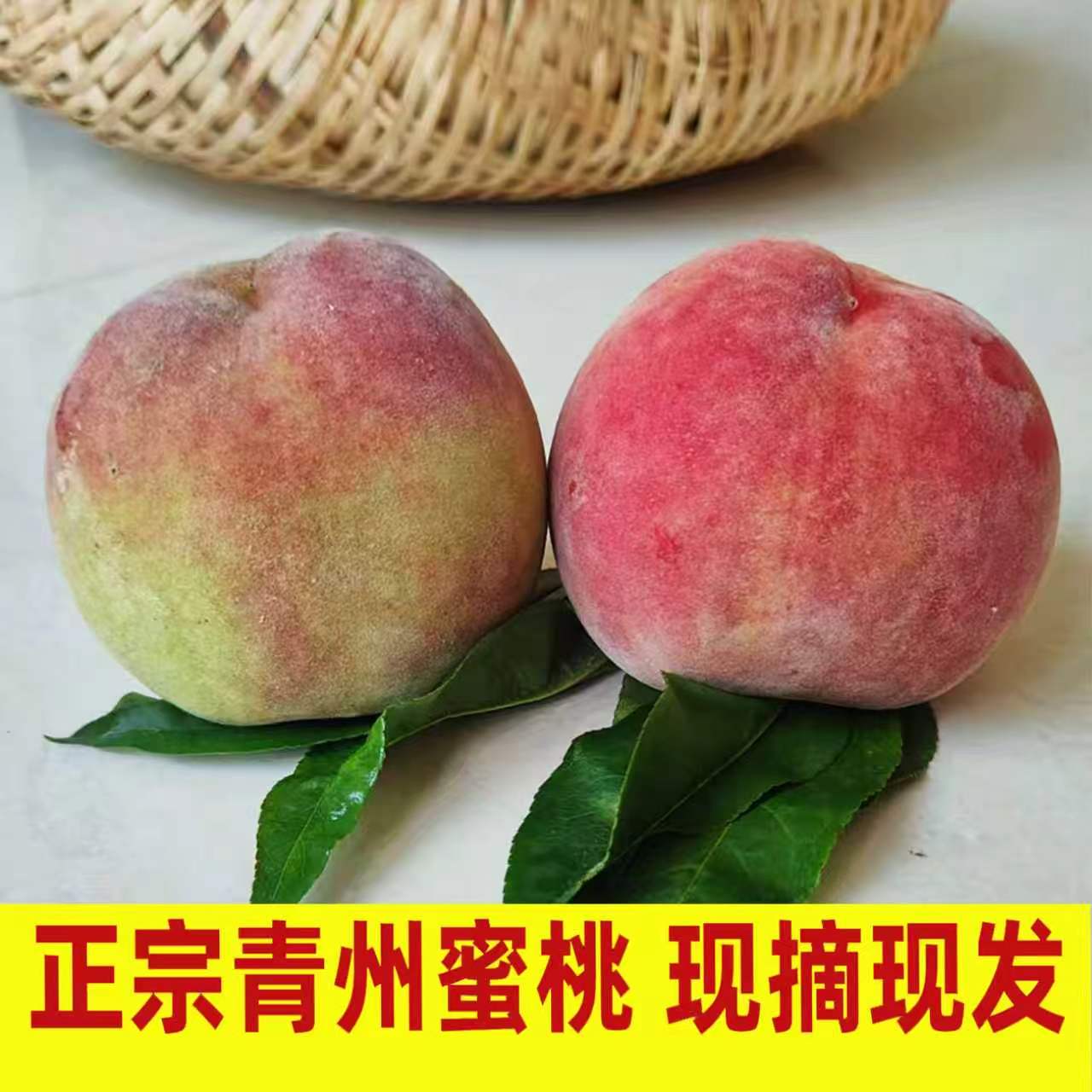 山东青州蜜桃现摘现发脆软两吃