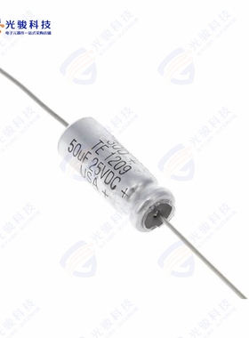 TE1209《CAP ALUM 50UF 25V AXIAL》