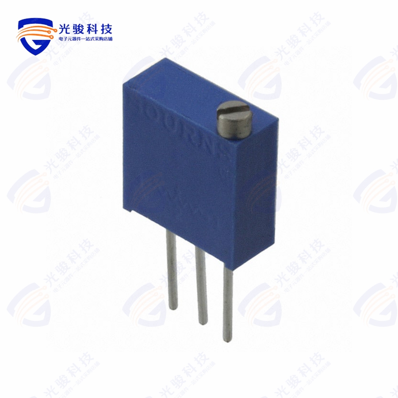 3292W-1-103《TRIMMER 10K OHM 0.5W PC PIN TOP》