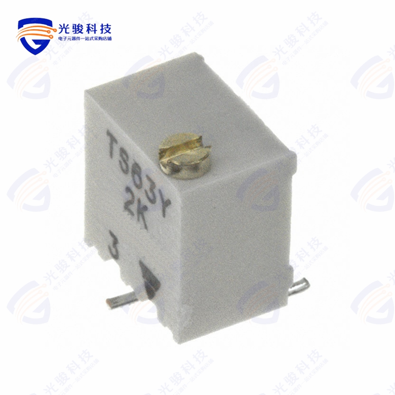 TS63Y202KR10《TRIMMER 2K OHM 0.25W GW TOP ADJ》