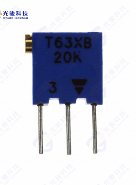 T63XB203KT20《TRIMMER 20KOHM 0.25W PC PIN SIDE》