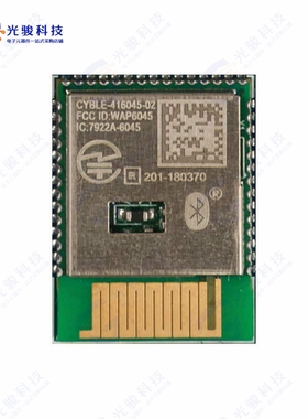 CYBLE-416045-02《RX TXRX MODULE BT TRC ANT SMD》