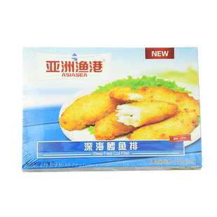 亚洲渔港深海鳕鱼排310克10片20袋料理包盖饭调理良友富临大酒店