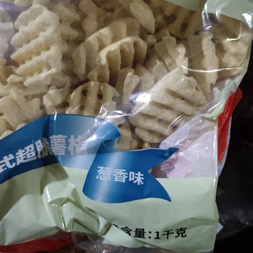 安格瑞美式超脆薯格葱香味6袋2斤油炸小吃炸鸡汉堡奶茶拌饭牛珍席