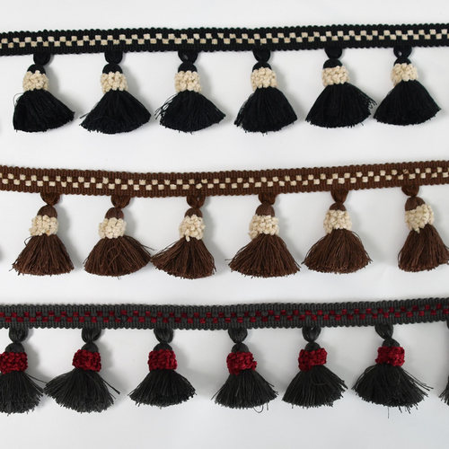 天河花边海宁窗帘流苏侧边可零剪