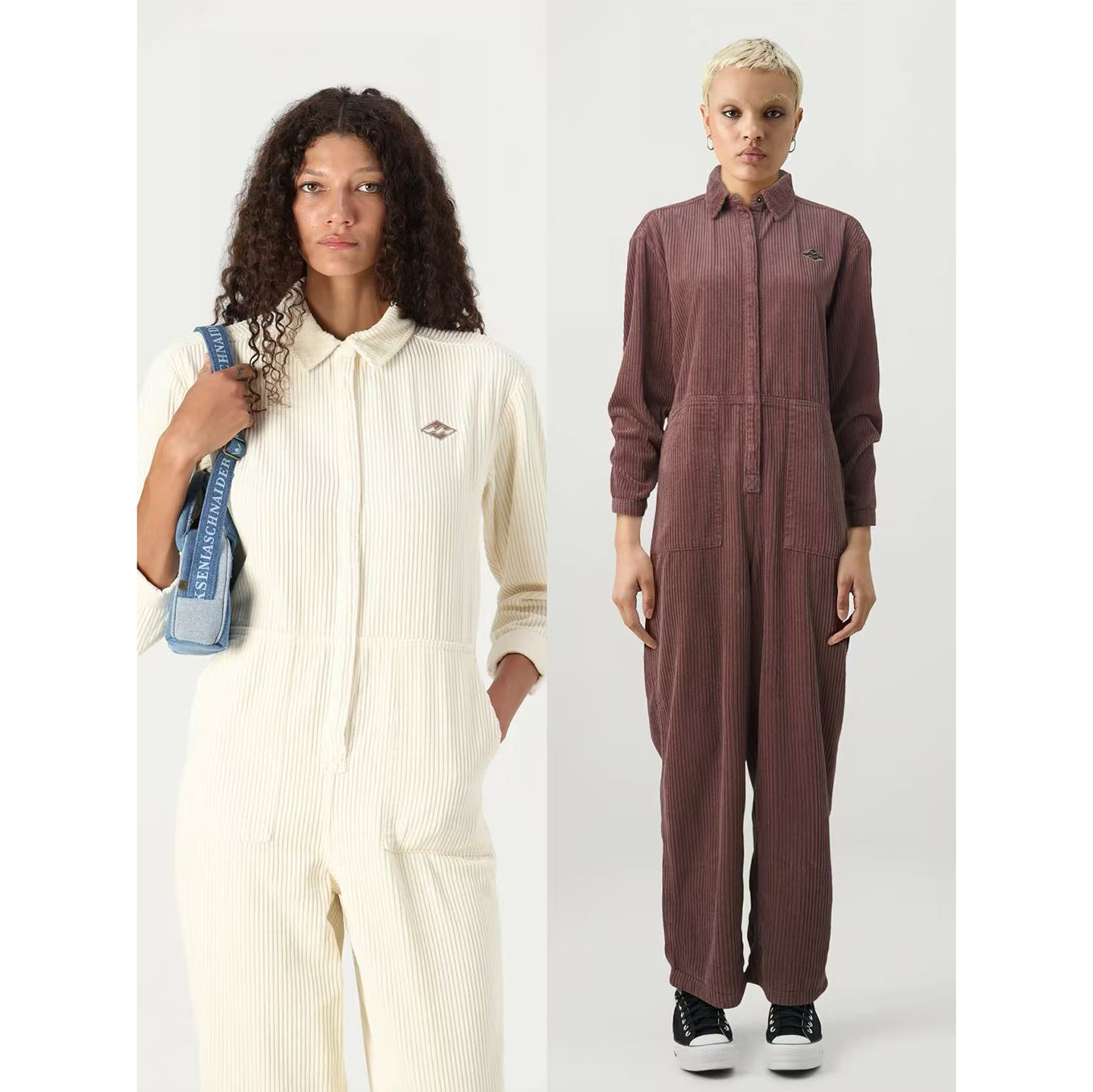 外贸原单Bil*labong灯芯绒长袖工装休闲阔腿直筒连衣裤 C9 2118,女装/女士精品,连体衣/裤,淘宝优惠券,粉丝福利购,淘宝优惠卷