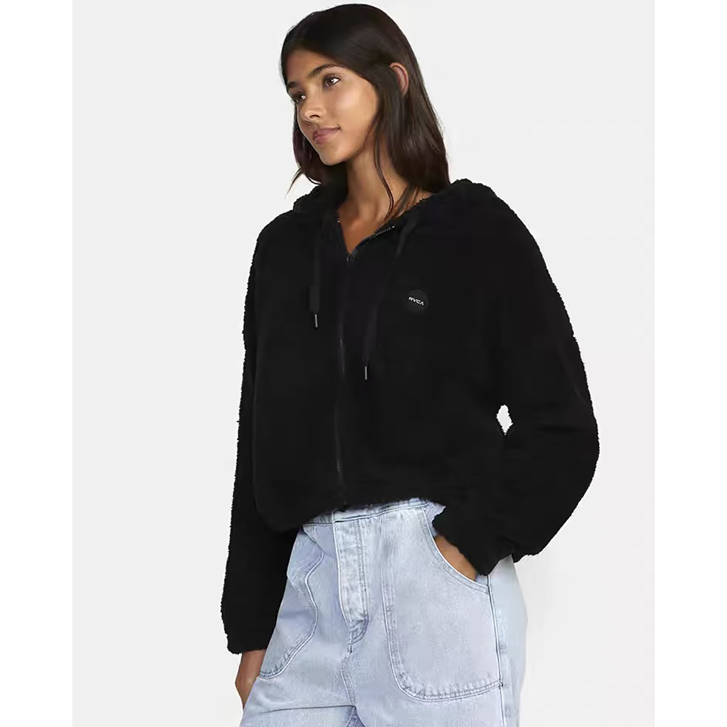 星标漫绒全拉链泰迪熊羊羔绒外套