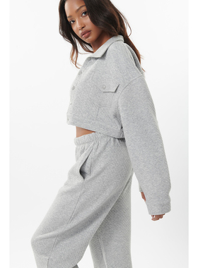 外贸原单Gar*age 绗缝夹克（配套裤子店内在售）衬衫开衫短款外套