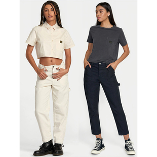 外贸原单Rvc*a Recession美式实用休闲百搭宽松直筒工装长裤1291