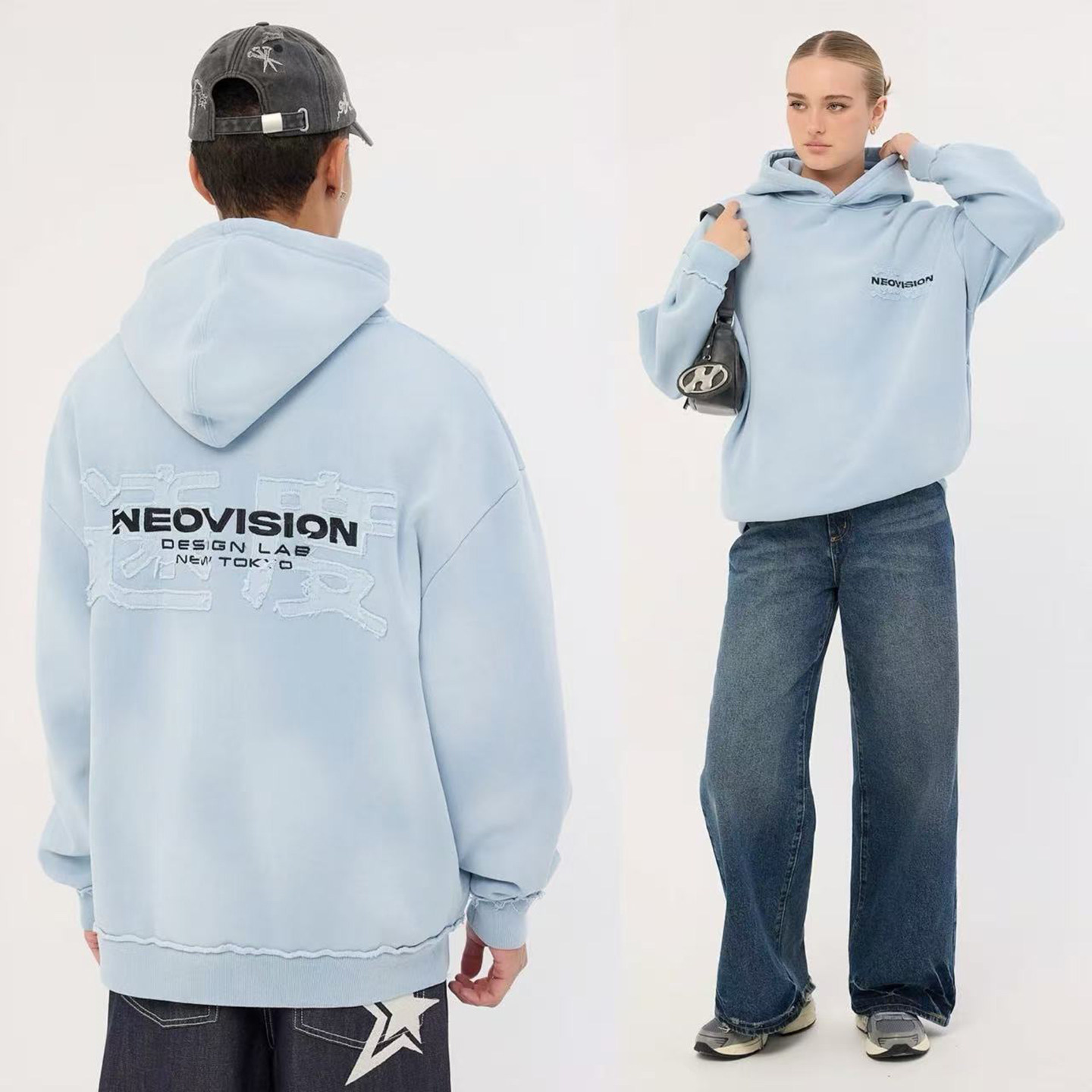 外贸原单Neo*vision速度重磅质感简约宽松加绒连帽卫衣 C5 2488,男装,卫衣,淘宝优惠券,粉丝福利购,淘宝优惠卷