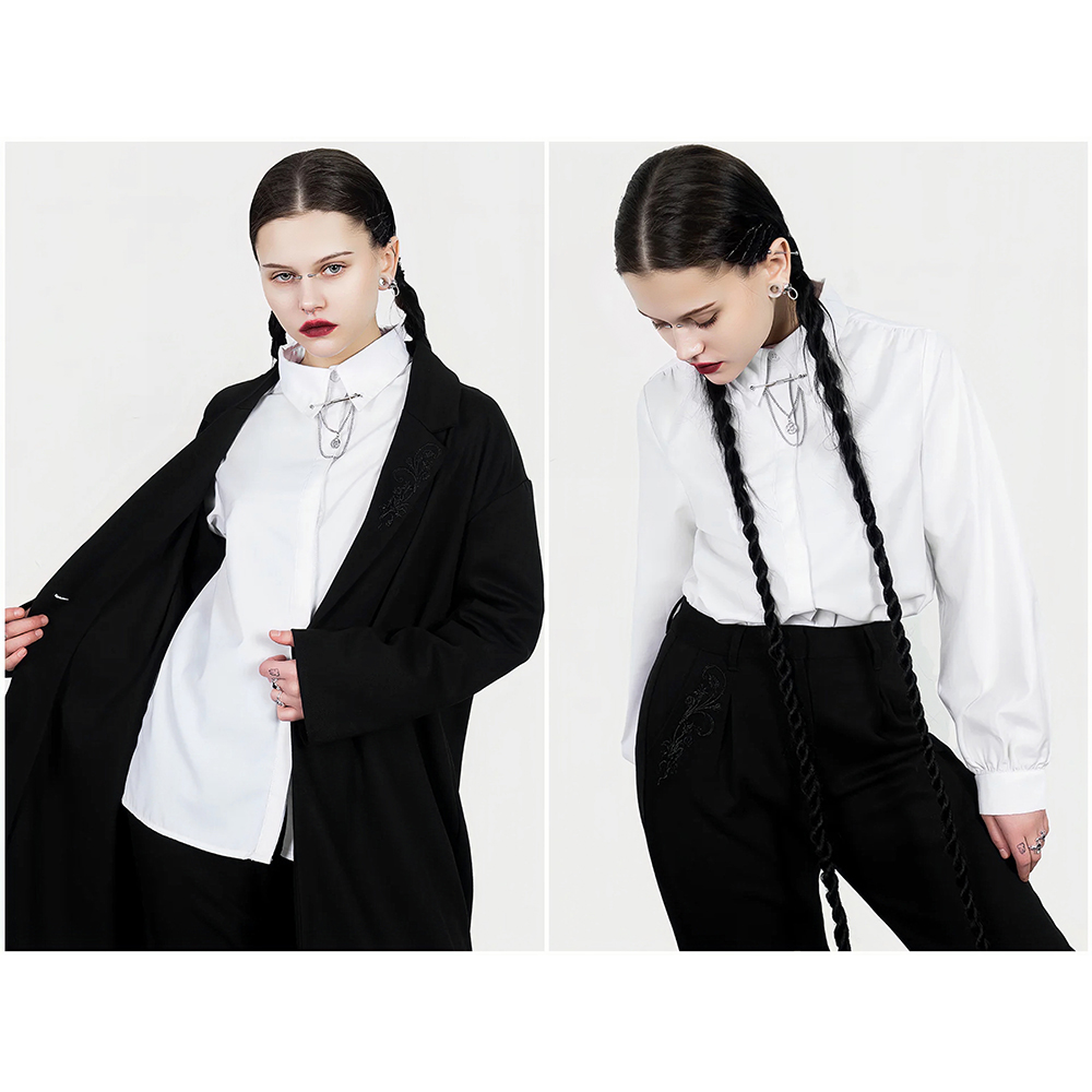 强推荐Dis*turbia领针衬衫